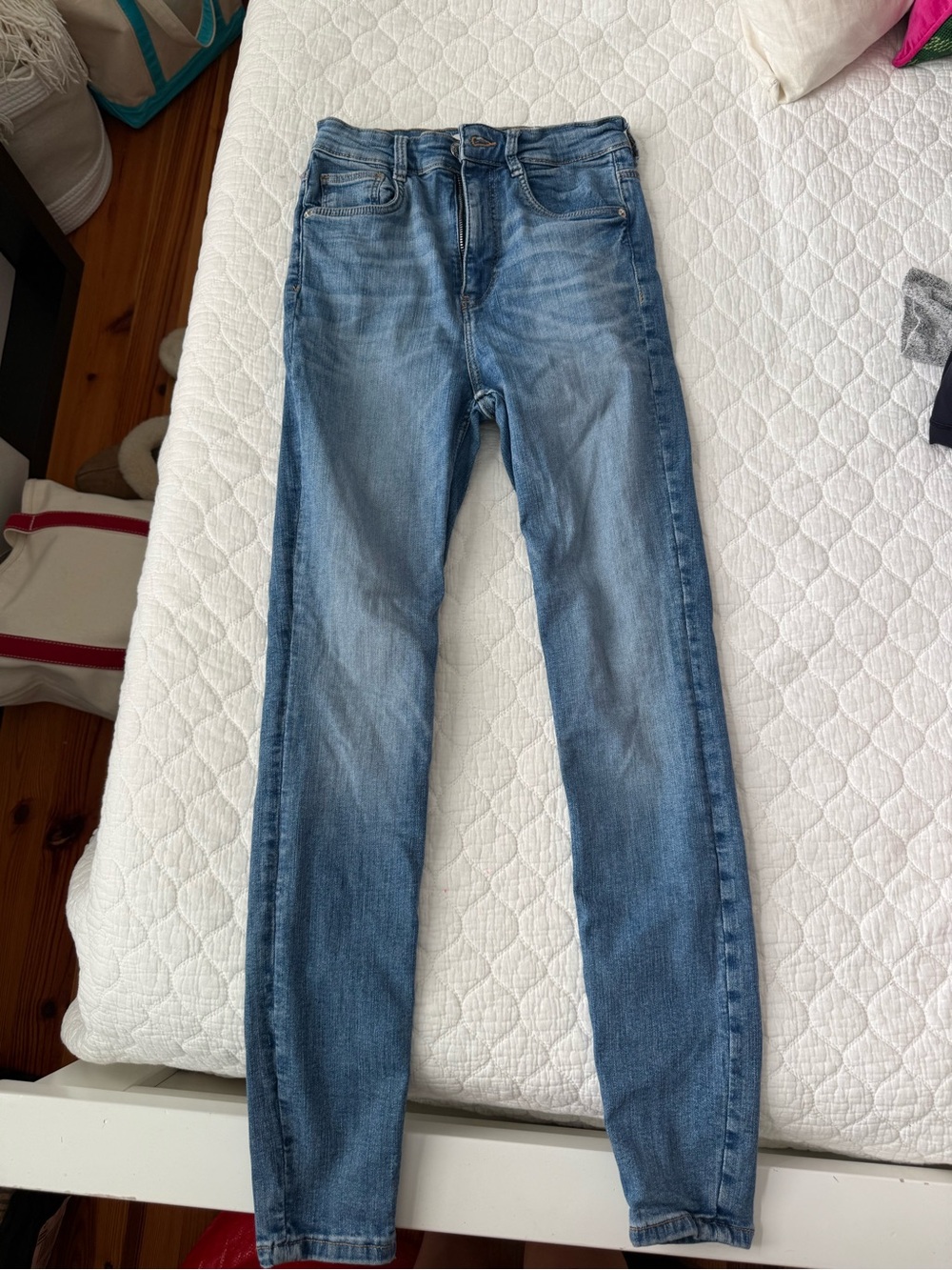 Zara Light Blue Denim Jeans